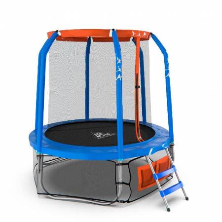 Батут DFC JUMP BASKET 6ft внутр.сетка, лестница (183cм)