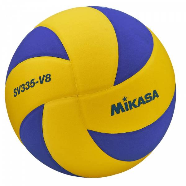 Мяч для вол. на снегу MIKASA SV335-V8, р.5, FIVB Appr, синт.пена ТПЕ, клееный, бут.кам, жел-син Цвет: Желтый