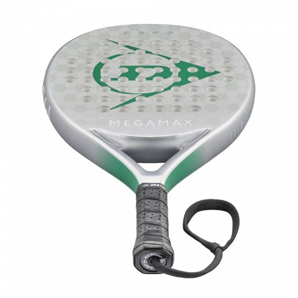 Ракетка для падела Dunlop Megamax Silver, 10370741, для начинающих, графит, серебристый Цвет: Серебристый