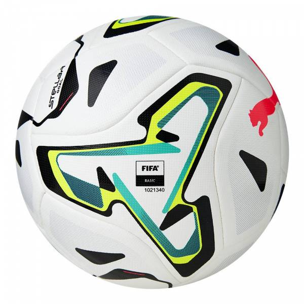 Мяч футб. PUMA Stellar Goal, 08506401, р.5, FIFA Basic, 16 пан, ТПУ, маш. сшивка, белый, мультиколор Цвет: Белый/Мультиколор