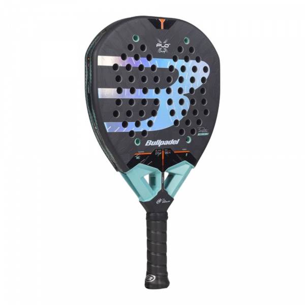 Ракетка для падела BULLPADEL Xplo Comfortl 27, 497245,для продв.игр., стекловолокно, карбон, черн. Цвет: Черный/Бирюзовый/Сиреневый