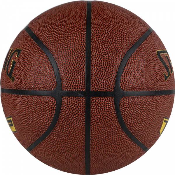Мяч баск. SPALDING Grip Control 76875z,  р.7, композит. кожа (ПУ) коричневый Цвет: Коричневый