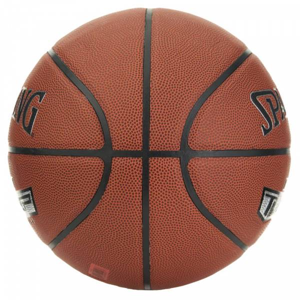 Мяч баск. SPALDING TF Max Grip  76873Z, р.7, композит. кожа (ПУ), коричнево-черный Цвет: Коричневый