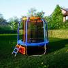 Батут DFC JUMP BASKET 6ft внутр.сетка, лестница (183cм)