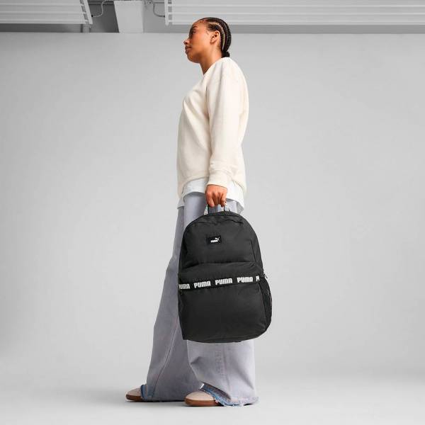 Рюкзак спорт. PUMA Phase Tape Backpack, 09117001, полиэстер, черный Цвет: Черный