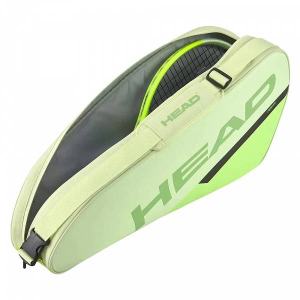 Сумка-чехол HEAD Tour Racquet Bag S, 260935-SG, с карманом для 3 тен.ракеток, светло-салатовый Цвет: Светло-салатовый