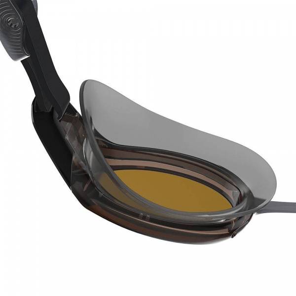 Очки для плав. SPEEDO Mariner Pro Mirror, 8-00237314554, ЗЕРКАЛЬНЫЕ линзы, серая оправа Цвет: 