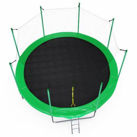 Батут 14FT green с внутренней защитной сеткой ( 2 короба )