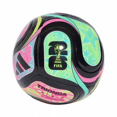 Мяч для пляж. футб. ADIDAS WC26 Trionda Pro Beach, JD8036, р.5, FIFA Pro, 4п, ТПУ, маш.сш, мультикол Цвет: Черный/Мультиколор