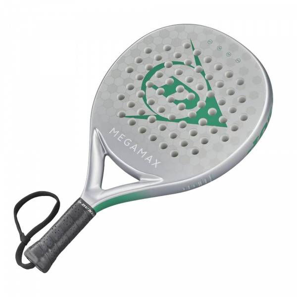 Ракетка для падела Dunlop Megamax Silver, 10370741, для начинающих, графит, серебристый Цвет: Серебристый