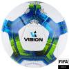 Мяч футзал. VISION Target, FS324094, FIFA Basic, р.4, 32 п. PU, 3 подкл.сл, термосшивка, бело-синий Цвет: Белый