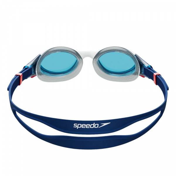Очки для плав. SPEEDO Biofuse 2.0 8-00233214516, СИНИЕ линзы, бело-черная оправа Цвет: 