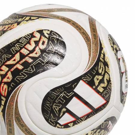 Мяч футб. ADIDAS WC26 Trionda Final PRO, JY8928, р.5, FIFA PRO, 4пан, ПУ, термосш, бел-черн-золотист Цвет: Белый/Черный/Золотистый