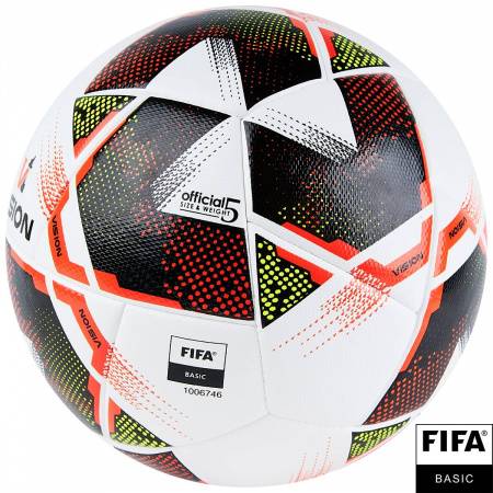 Мяч футб. VISION Spark, F324045, р.5, FIFA Basiс, 24 пан,ПУ,2 подкл.слой,гибрид.сшив,бело-мультикол Цвет: Белый