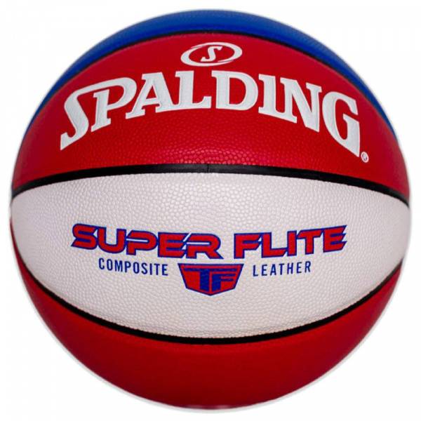 СЦ*Мяч баск. SPALDING Super Flite 76928z, р.7, синт.кожа (композит), красно-сине-белый Цвет: Красно-сине-белый