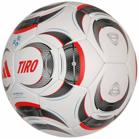 Мяч футб. ADIDAS Tiro Pro JW1533, р.5, FIFA Pro, 32 пан., ПУ, термосшивка, бело-серо-красный Цвет: Белый