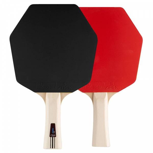Набор для н/т Stiga Sonic V2,1210-1206-35, 2 ракетки и 3 мяча, накладка 1,6 мм ITTF, конич. ручка Цвет:  Размер: 