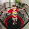 Батут DFC JUMP KIDS 55" красн/сер, сетка (137см)