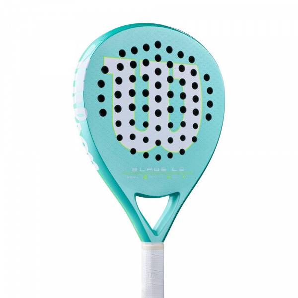Ракетка для падела WILSON Blade LS V4, WR203711U2,для игроков средн.уровня, стекловолокно, бирюзовый Цвет: Бирюзовый