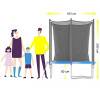 Батут Trampoline STOCK 6 ft JUMP4FUN с внутренней защитной сеткой