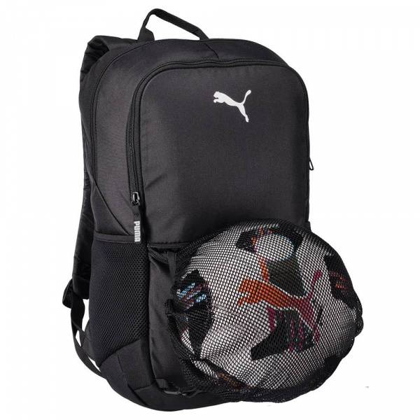 Рюкзак спорт. PUMA TeamGOAL Backpack ball net, 09046701, полиэстер, черный Цвет: Черный