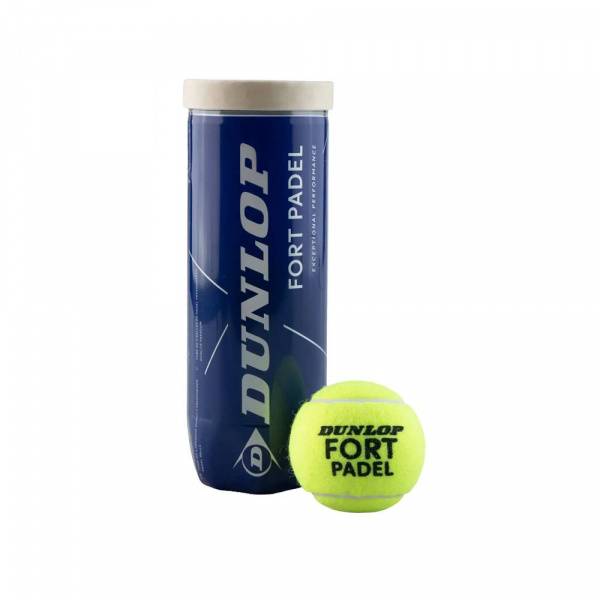 Мяч для падела Dunlop Fort Padel, 601555, уп.3 шт, FIP, сукно, нат.резина,желтый Цвет: Желтый