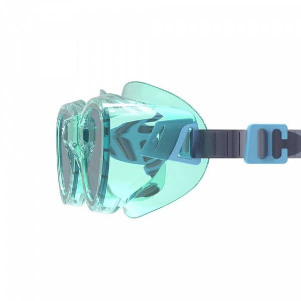 Очки для плав. SPEEDO Futura Hydrospex, 8-E000036006-C16Z2, ГОЛУБЫЕ линзы, нерег. перен.,зелен. опр. Цвет: Зелено-прозрачный