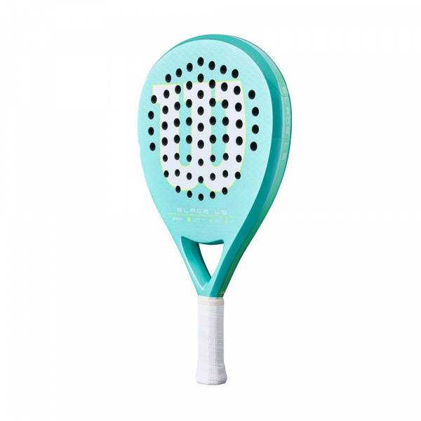 Ракетка для падела WILSON Blade LS V4, WR203711U2,для игроков средн.уровня, стекловолокно, бирюзовый Цвет: Бирюзовый