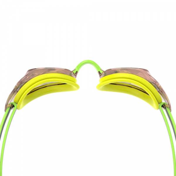 Очки для плав. SPEEDO Vanquisher 3.0 Mirrored, 8-00473417218, ЗЕРКАЛЬНЫЕ линзы, зеленая оправа Цвет: 