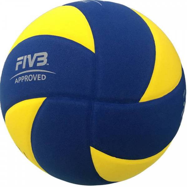 Мяч для вол. на снегу MIKASA SV335-V8, р.5, FIVB Appr, синт.пена ТПЕ, клееный, бут.кам, жел-син Цвет: Желтый