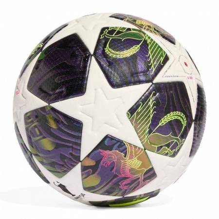 Мяч футб. ADIDAS UCL Finale PRO, JX9077,р.5, 32п, FIFA Quality PRO, ПУ, термосш, бело-фиолет Цвет: Бело-фиолетовый