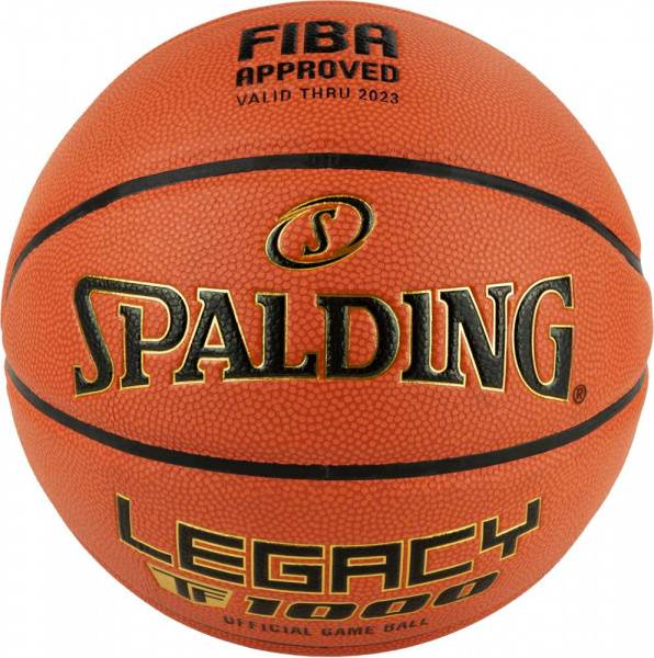 Мяч баск. SPALDING TF-1000 Legacy 76964z, р.6, FIBA, ZK-композит(микрофибра),нейл.корд, кор-чер-зол Цвет: Коричневый