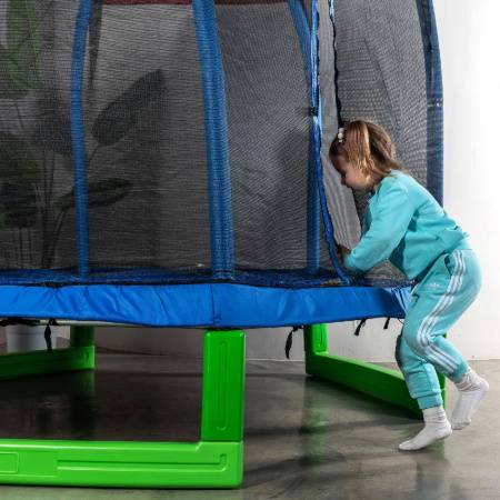 Батут DFC JUMP KIDS 7' синий, сетка (210см)