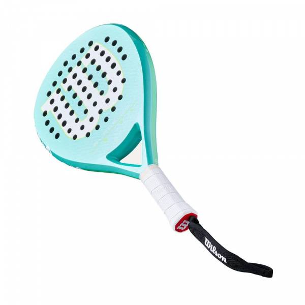Ракетка для падела WILSON Blade LS V4, WR203711U2,для игроков средн.уровня, стекловолокно, бирюзовый Цвет: Бирюзовый
