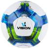 Мяч футзал. VISION Target, FS324094, FIFA Basic, р.4, 32 п. PU, 3 подкл.сл, термосшивка, бело-синий Цвет: Белый